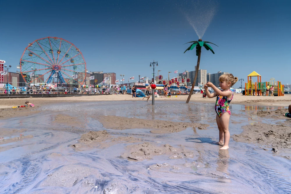 coney island con i bambini