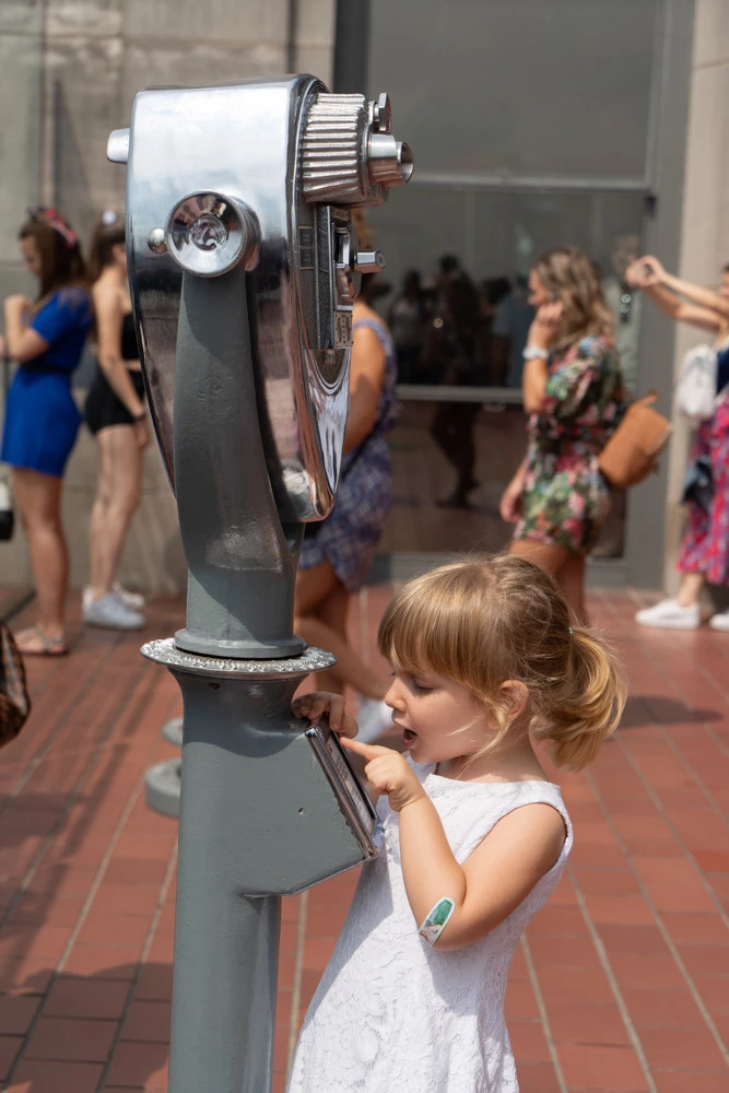 top of the rock con i bambini